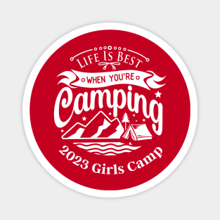 Girls Camp LDS Mormon Young Women Cute Summer Magnet